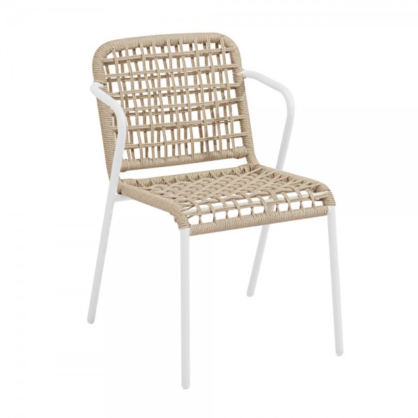 KARE ΚΑΡΕΚΛΑ ΛΕΥΚΟ ΦΥΣΙΚΟ 62x56x82cm