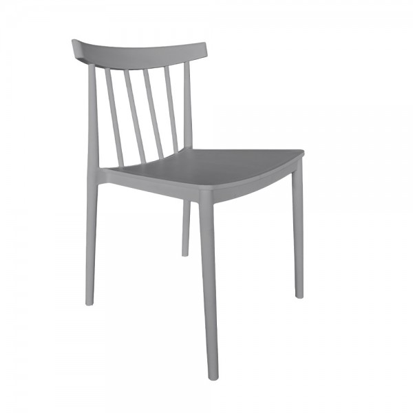 FLOW ΚΑΡΕΚΛΑ ΓΚΡΙ ΑΝΟΙΧΤΟ 51x50x76cm