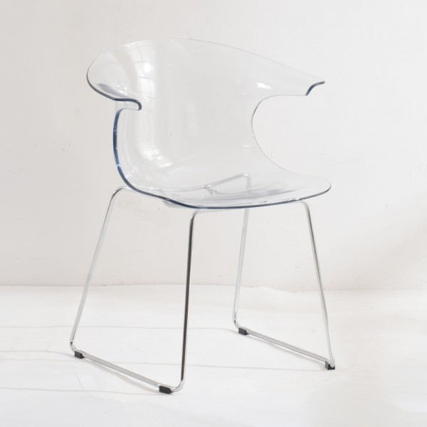 CHIARA LUX ΚΑΡΕΚΛΑ ΔΙΑΦΑΝΟ 61.2x53.3x80cm