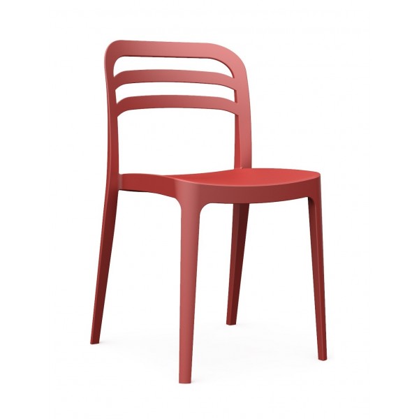 Aspen Καρέκλα 46x51x83cm Polypropylene Κόκκινο 699-1886