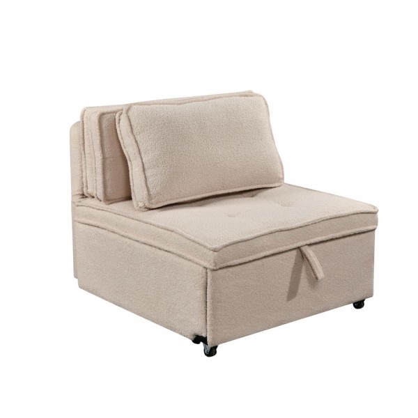 SLEEP ΠΟΛΥΘΡΟΝΑ ΚΡΕΒΑΤΙ OFF WHITE 78x87x80 70-0347