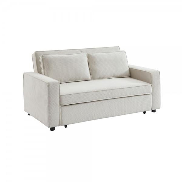 CUBO ΚΑΝΑΠΕΣ ΚΡΕΒΑΤΙ 3ΘΕΣΙΟΣ OFF WHITE 172x89x89 70-0354