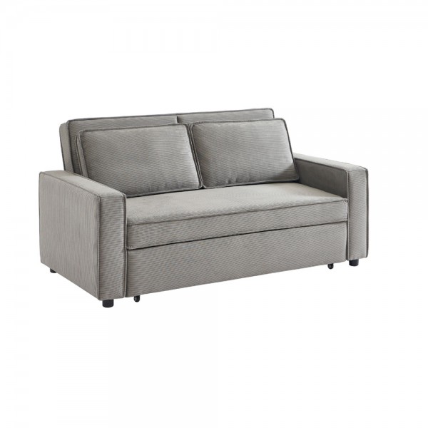 CUBO ΚΑΝΑΠΕΣ ΚΡΕΒΑΤΙ 3ΘΕΣΙΟΣ ΓΚΡΙ 172x90x89cm