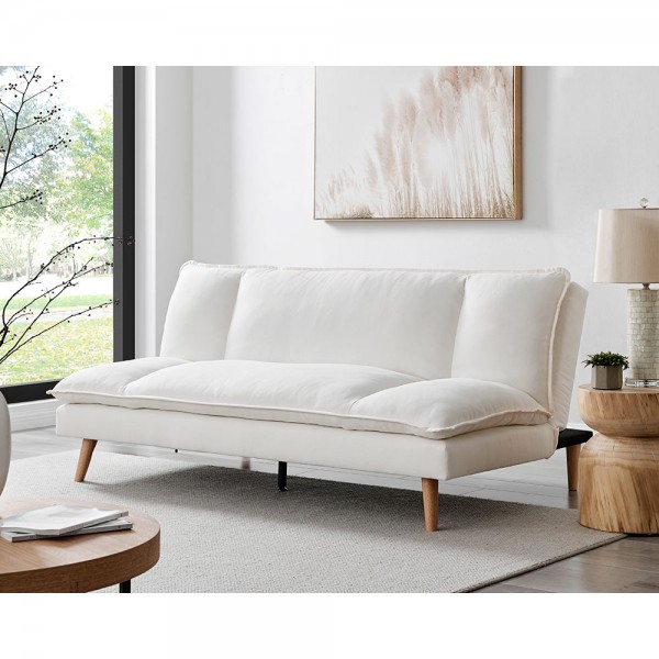 COZY ΚΑΝΑΠΕΣ ΚΡΕΒΑΤΙ 3ΘΕΣΙΟΣ BEIGE 191x103x84cm