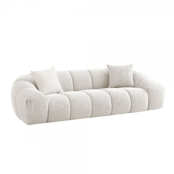 BOSSANOVA ΚΑΝΑΠΕΣ 3ΘΕΣΙΟΣ OFF WHITE 255x115x71cm