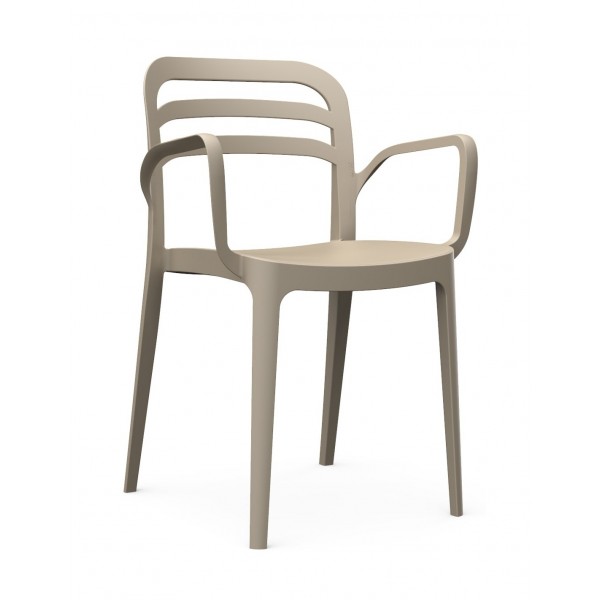Aspendos Πολυθρόνα 46x51x82cm Polypropylene Sand 700-1895