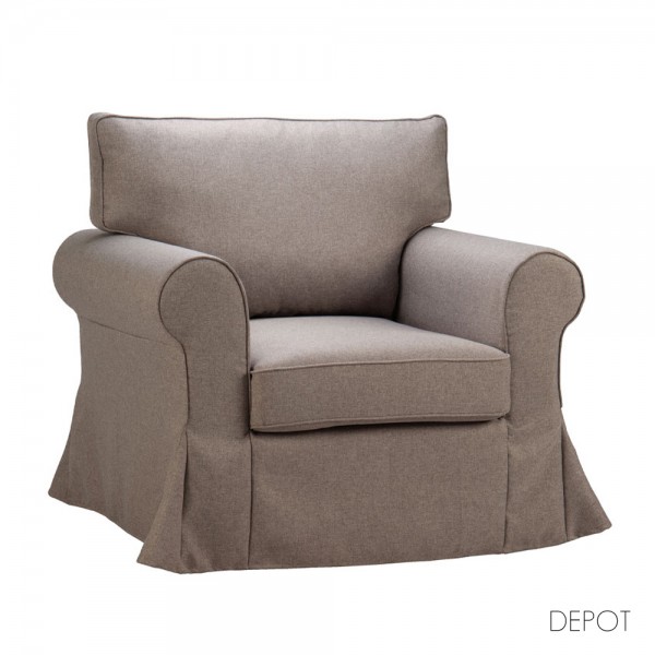 ASHLEY ΠΟΛΥΘΡΟΝΑ ΜΕ ΑΠΟΣΥΡΟΜΕΝΟ ΚΑΦΕ 97x85xH95cm