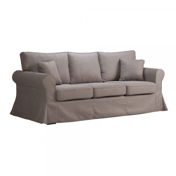 ASHLEY ΚΑΝΑΠΕΣ 3ΘΕΣΙΟΣ ΜΕ ΑΠΟΣΥΡΟΜΕΝΟ ΚΑΦΕ 215x85xH95cm
