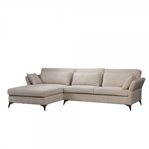 PARFAIT ΚΑΝΑΠΕΣ ΓΩΝΙΑ ΑΡΙΣΤΕΡΗ BEIGE LEGASY 15 307x185x92cm