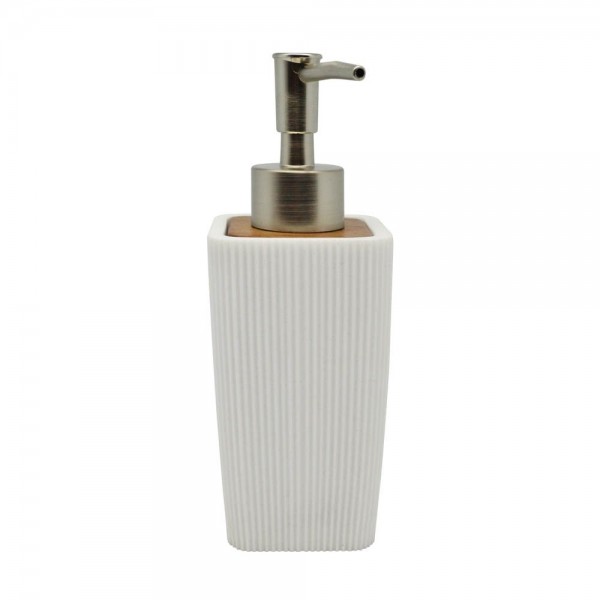 Dispenser Πολυεστερικό Λευκό 6.5Χ6Χ18εκ 829361