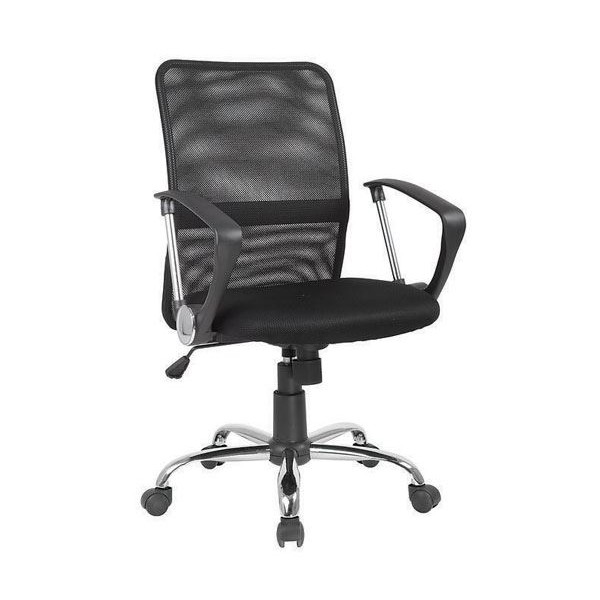 BF2009 Πολυθρόνα Γραφείου 58x60x91/101cm Mesh Μαύρο ΕΟ516