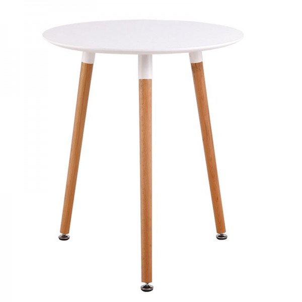ART Τραπέζι  Φ60 H.70cm Άσπρο MDF Ε7089,1