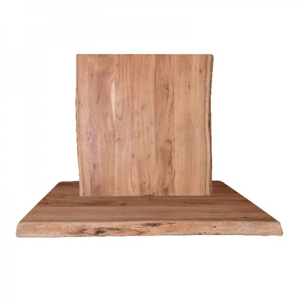 LIZARD Επιφάνεια Τραπεζιού 70x70x4cm Ξύλο Ακακίας Φυσικό ΕΑ711,1
