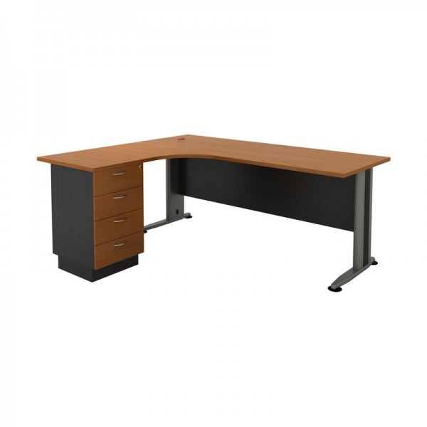 SUPERIOR COMPACT Αριστερή Γωνία - Απόχρωση Dark Grey - Cherry ΕΟ995L,1