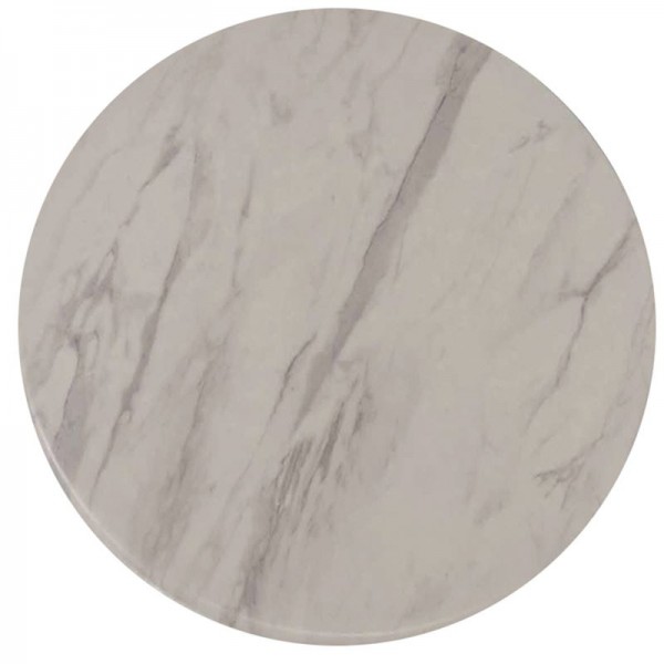 Contract Sliq Normal Επιφάνεια Τραπεζιού τ.Werzalit, Φ60cm/16mm Απόχρωση  Marble Ε100,42