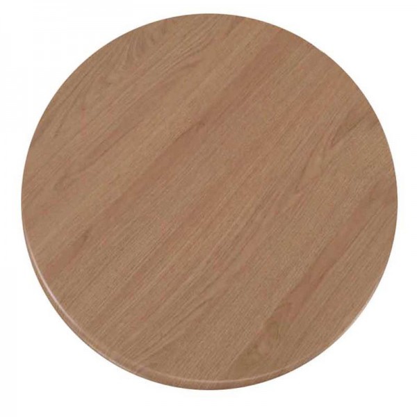 Contract Sliq Normal Επιφάνεια Τραπεζιού τ.Werzalit, Φ60cm/16mm Απόχρωση Beech Ε100,44