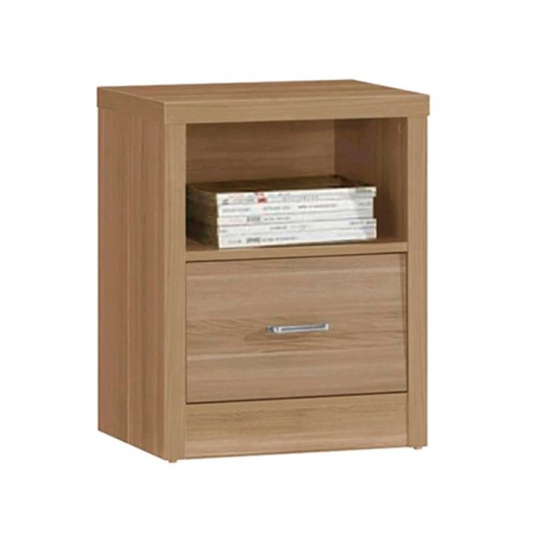 CALIBER Κομοδίνο 47x39x60cm με 1 Συρτάρι - Sonoma Oak Ε7387