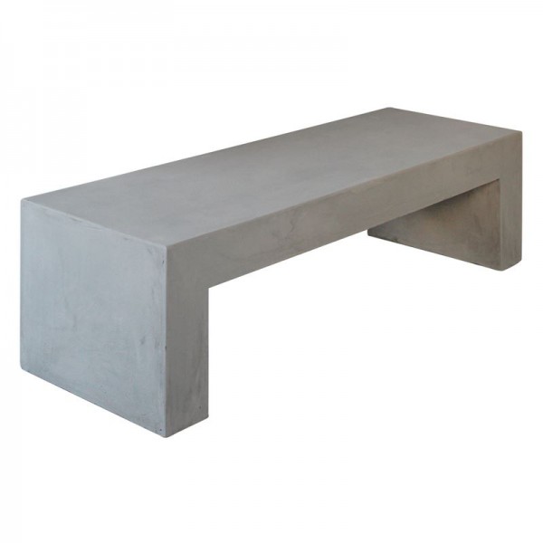 CONCRETE Πάγκος 150x40x40cm Cement Grey Ε6202