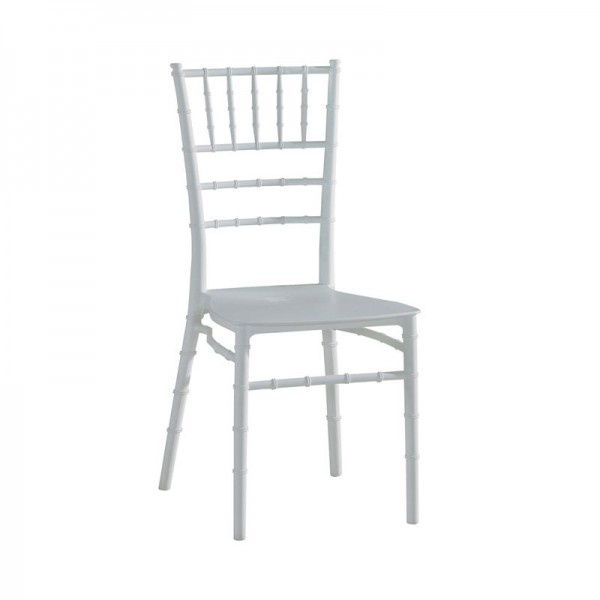 ILONA-W PP Καρέκλα Εστίασης - Catering 40x45x89cm Στοιβαζόμενη PP Άσπρο Ε385