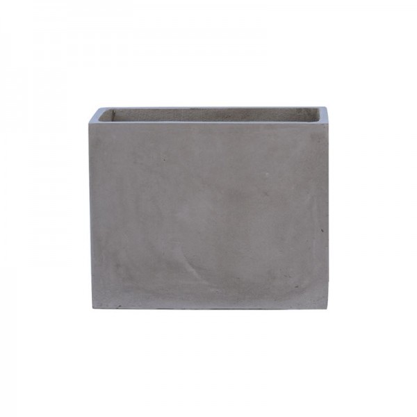 FLOWER POT-2 Cement Grey 50x20x40cm Ε6301,A