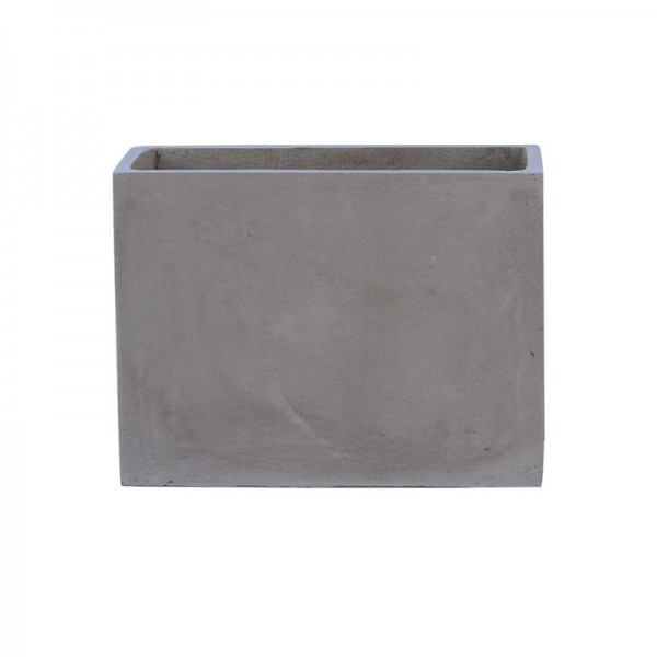 FLOWER POT-2 Cement Grey 60x30x45cm Ε6301,B
