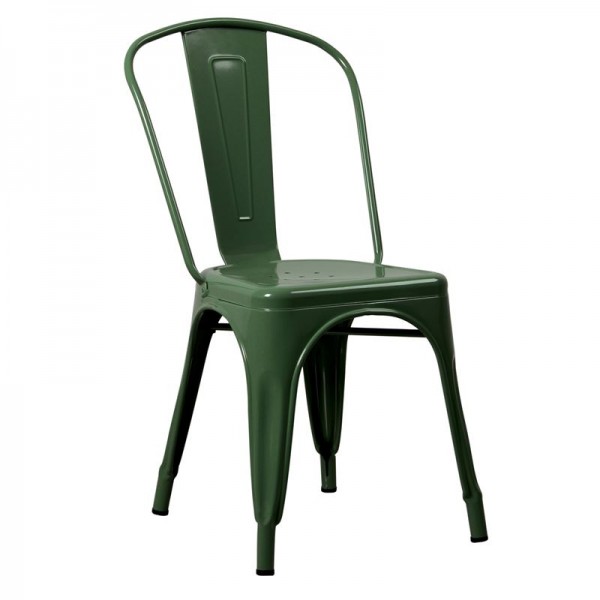 RELIX Καρέκλα, 44x49x84cm Μέταλλο Βαφή Πράσινο Ε5191,3W