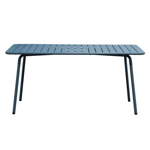 BRIO Slat Τραπέζι-Pro Κήπου - Βεράντας, 160x90x73cm Μέταλλο Βαφή Sandy Blue 5415C Ε546,2