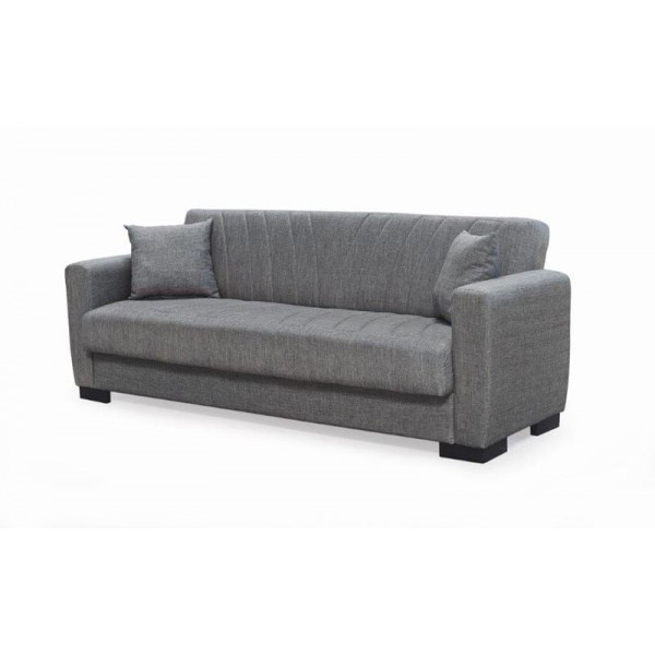 GALAXY Καναπές – Κρεβάτι με Αποθηκευτικό Χώρο, Sofa:210x78x78 Bed:105x180cm 3Θέσιος Ύφασμα Καφέ Ε9938,2