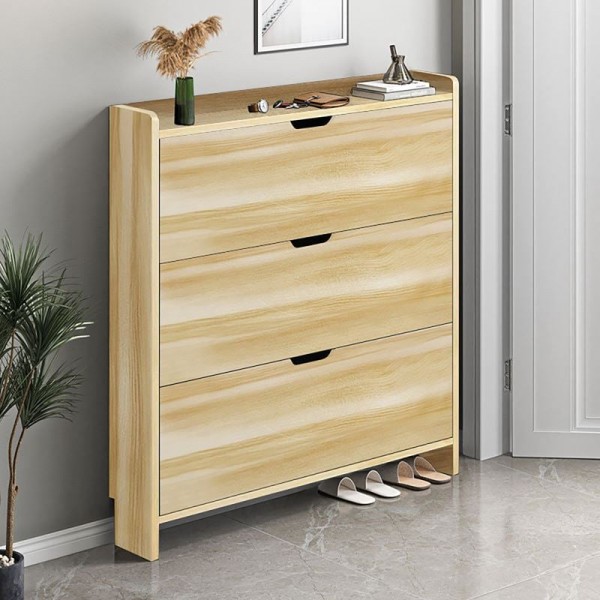 Παπουτσοθήκη MDF - Melamine 80x17x115cm Απόχρωση Sonoma Ε8330,3