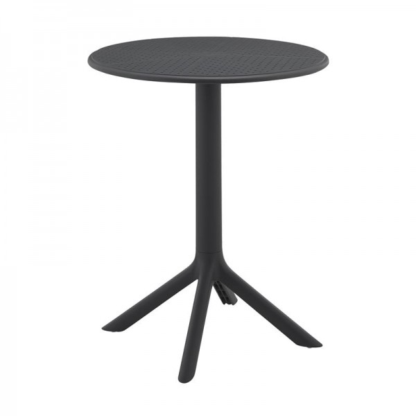 MODA-H Τραπέζι Κήπου - Βεράντας, PP - UV Protection, Απόχρωση Ανθρακί