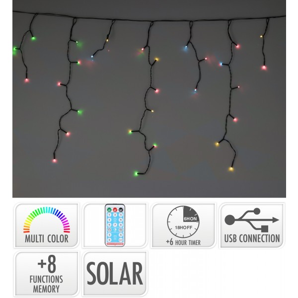 XMAS ΗΛΙΑΚΑ ΦΩΤΑΚΙΑ ΕΞ.ΧΩΡΟΥ 240LED ΛΕΥΚΑ AEX100250