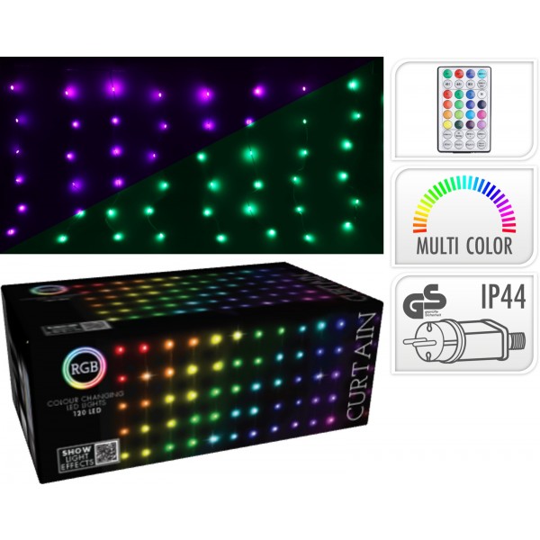 ΦΩΤΑΚΙΑ ΚΟΥΡΤΙΝΑ ΕΣ/ΕΞ ΧΩΡΟΥ 120LED AGB000260