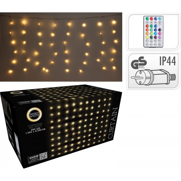 ΦΩΤΑΚΙΑ ΚΟΥΡΤΙΝΑ ΕΣΩΤ-ΕΞ.ΧΩΡΟΥ 400LED MULTI AGB000530