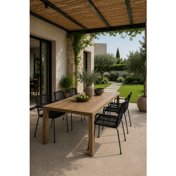 ANTARA ΤΡΑΠΕΖΙ 200x100x77CM ΞΥΛΟ TEAK ΦΥΣΙΚΟ ANTARA200
