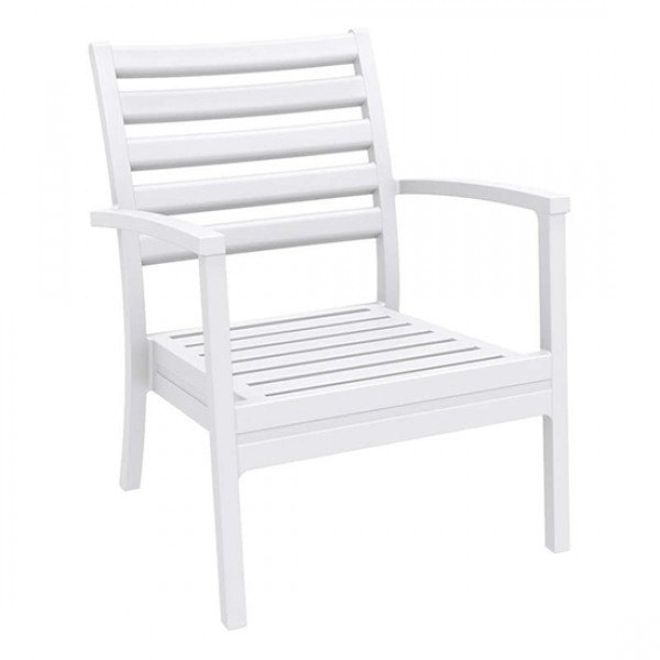 ARTEMIS XL WHITE (Σ12) ΠOΛΥΘΡΟΝΑ PP 71x76x89cm 20.0350