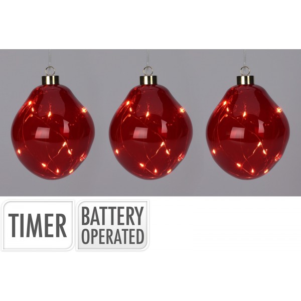 ΣΤΟΛΙΔΙΑ ΜΠΑΛΕΣ ΜΕ LED ΚΟΚΚΙΝΟ ΣΕΤ 3ΤΜΧ ARZ100620 ΣΤΟΛΙΔΙΑ ΜΠΑΛΕΣ ΜΕ LED ΚΟΚΚΙΝΟ ΣΕΤ 3ΤΜΧ ARZ100620