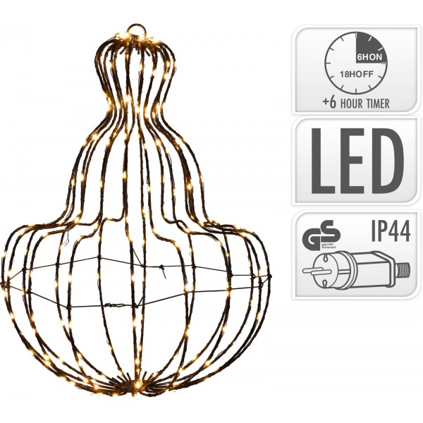 ΦΑΝΑΡΙ LED 34Χ40CM 192L AX2200420