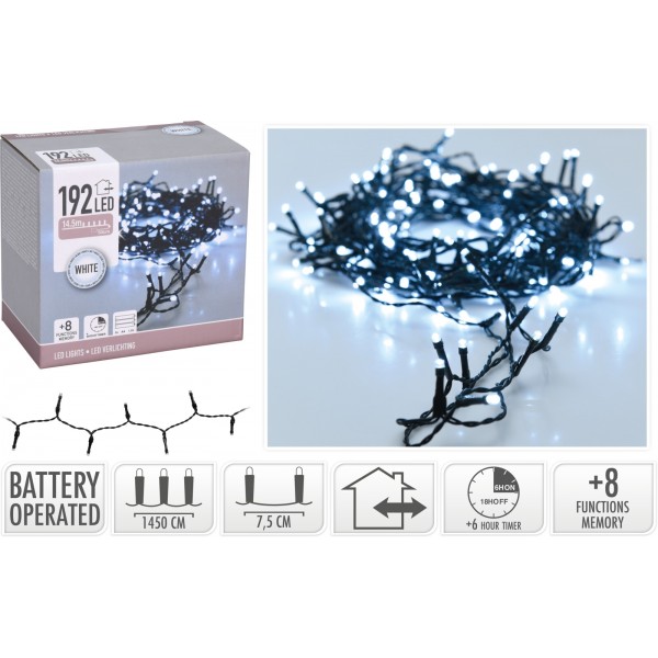 ΦΩΤΑΚΙΑ ΜΠΑΤΑΡΙΑΣ 192LED ΨΥΧΡΟ AX8415030