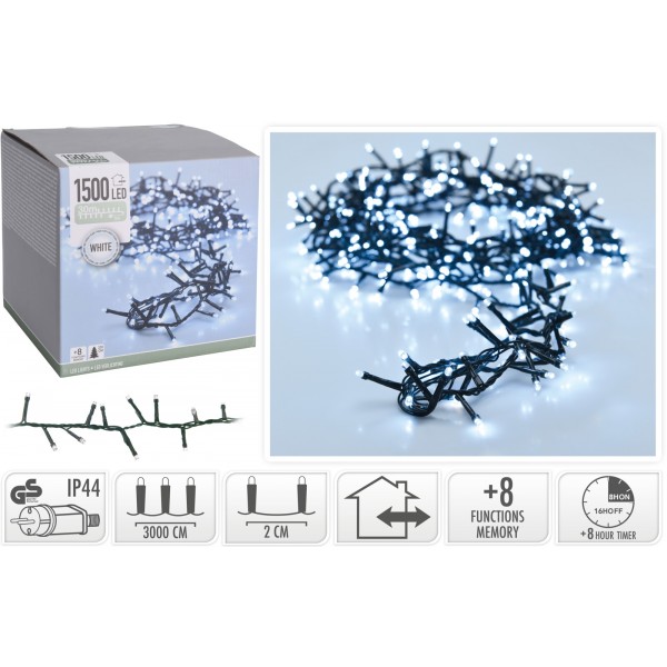ΦΩΤΑΚΙΑ MICROCLUSTER ΕΣ/ΕΞ ΧΩΡΟΥ 1500LED ΛΕΥΚΑ 30M AX8560060
