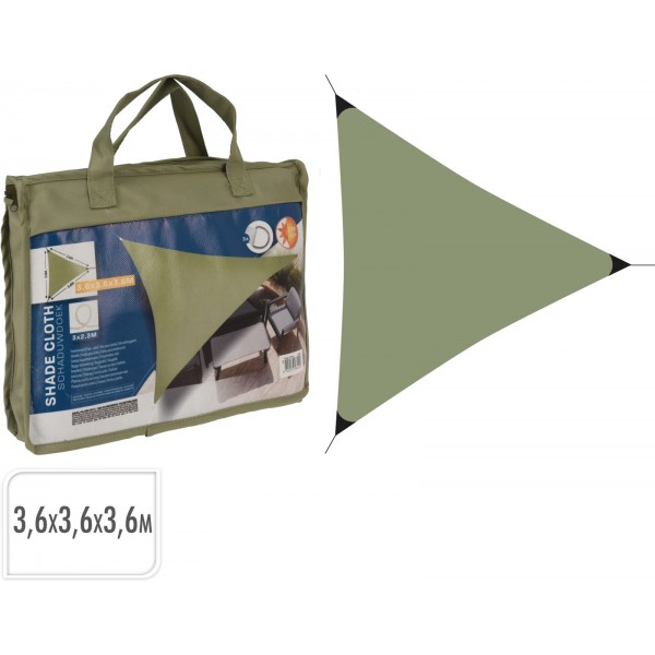 ΠΑΝΙ ΣΚΙΑΣΗΣ ΤΡΙΓΩΝΙΚΟ ΠΡΑΣΙΝΟ 360Χ360Χ360ΕΚ C46400630