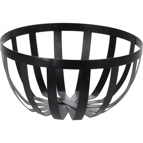 ΦΡΟΥΤΙΕΡΑ 25X13CM BLACK ΜΕΤΑΛΛΙΚΗ ΜΑΥΡΗ A12441780