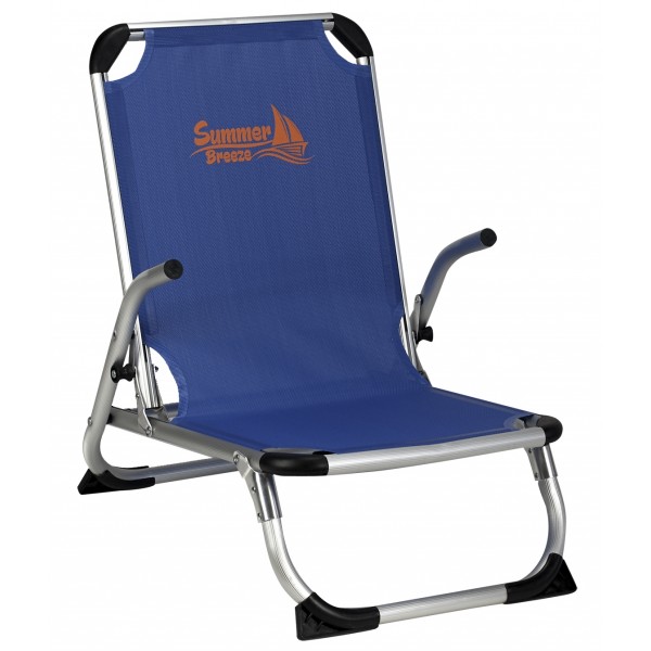 FLEX καρεκλάκι παραλίας 67x53x73 με ψηλή πλάτη 03.ch-190-blue