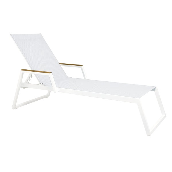 Corfu Ξαπλώστρα 198x70x36/55εκ