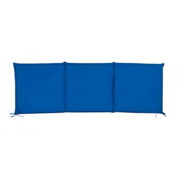 LILY ΜΑΞΙΛΑΡΙ ΓΙΑ ΠΑΓΚΑΚΙ 3 ΘΕΣΕΩΝ 150x45εκ. ΜΠΛΕ CUS-3SEAT/B