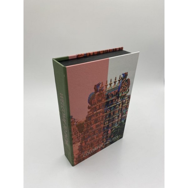 DECORATIVE BOOK "COLORFUL HOUSES" 30Χ20Χ6EK SMALL DK-7892