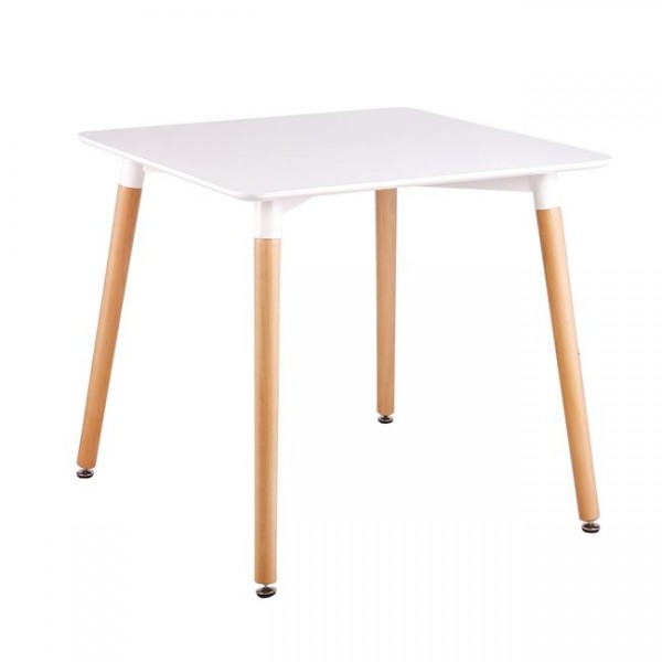 Art Τραπέζι 80x80 H.73cm Λευκό MDF Ε7087,1
