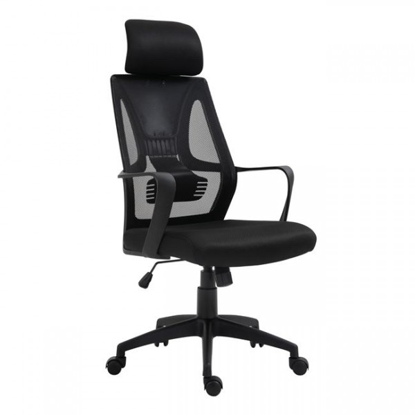 BF2950W πολυθρόνα γραφείου 60x67x119/129cm / Mesh Μαύρο ΕΟ544,1W