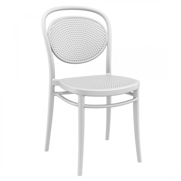 MARCEL WHITE καρέκλα PP 45x52x85cm 20.0634