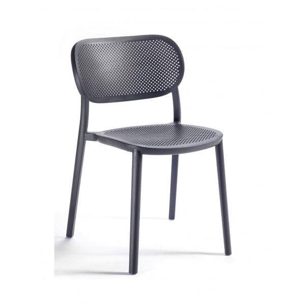 Nuta καρέκλα Technopolymer 52x55x79(45)cm γκρι 21848-81949