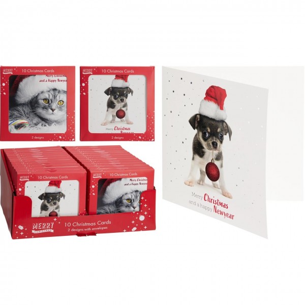 Χριστ/Κη Καρτα Ευχων 14Χ14Εκ Σε 2 Σχεδια